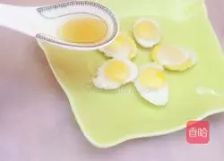 Illustration of how to make steamed quail eggs 5