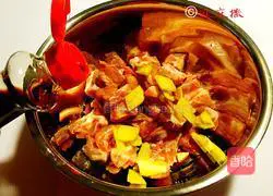 Illustration of how to make steamed pork ribs and lotus root 2