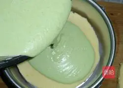 Illustration of how to make edamame mousse cake 8