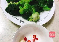 Illustration of how to make broccoli steak 1