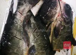 Illustration of Sichuan style grilled fish family version 1