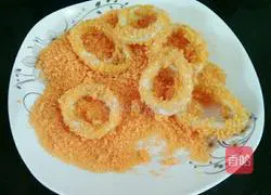 Illustration of how to make fried squid 9