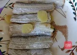 Steamed hairtail fish for reduced fat meal Illustration of how to do it 8
