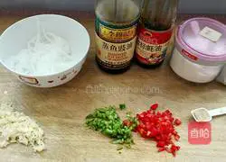 Illustration of how to make vermicelli scallops 1