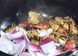 Illustration of home-style dry pot fish 11