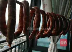 Illustration of homemade spicy sausage 13