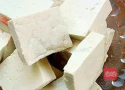 Illustration of making sweet and sour tofu 2