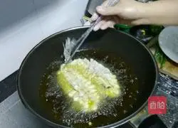 Illustration of how to make squirrel mandarin fish 10