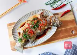 Illustration of steamed sea bass 13