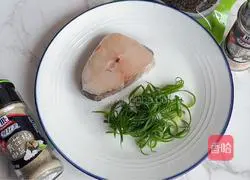 Illustration of how to make steamed cod 1