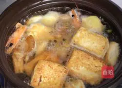 Shrimp and Tofu Pot Illustration of how to do it 10