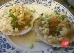 Illustration of how to make steamed scallops with garlic vermicelli 8