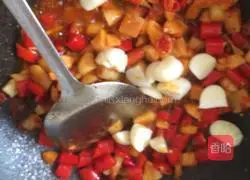 Illustration of how to make ginger and spicy chicken 5