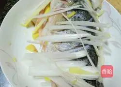 Illustration of steamed sea bass 2