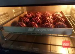 Illustration of how to make purple sweet potato and cocoa puffs 9