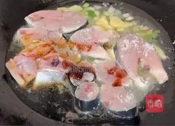 Illustration of braised mackerel 7