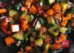 Illustration of Homemade Kung Pao Chicken 7