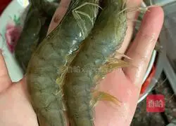 Illustration of how to make crispy salt and pepper shrimp 1