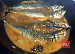 Illustration of home-style stewed mackerel 9