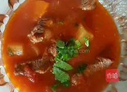 Illustration of how to make delicious borscht 14