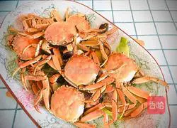 Illustration of how to make steamed rice field crabs 8