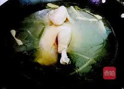 Illustration of how to make white-cut chicken 5