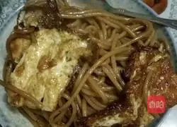 Illustration of home-style black pepper pasta 4