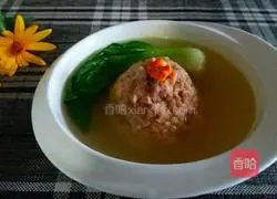 Illustration of how to make braised crab meat and lion head 16