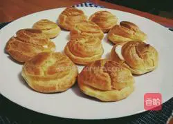Illustration of how to make cream puffs 10