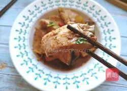 Illustration of home-style tofu stewed fish 13