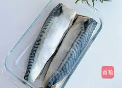 Illustration of grilled herring 1