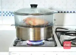 Cooking ~ Illustration of how to make fried and stuffed squid 3