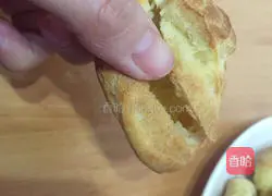 Illustration of how to make coconut milk puffs 16