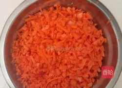 Illustration of how to make fried carrot and vegetable meatballs 3