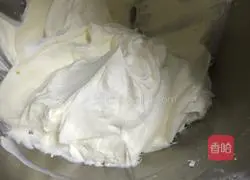 Illustration of how to make fruit chocolate cake 1