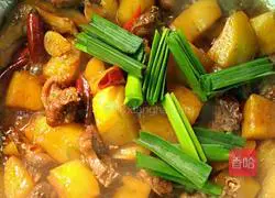 Illustration of how to make potato beer duck 12