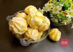 Illustration of how to make cream puffs 12