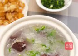 Cantonese-Pork Red Lettuce Porridge Recipe Illustration 10