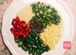 Illustration of how to make small fried seabass 1