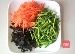 Illustration of home-style fish-flavored shredded pork 1