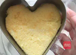 Illustration of how to make simple heart-shaped mousse (for 1 person) 4