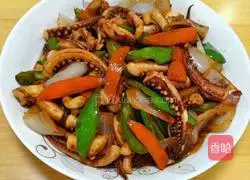 Illustration of how to make spicy squid tentacles 15