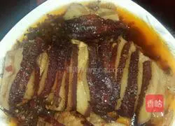 Illustration of how to make salted braised pork (salted braised pork) 17