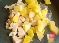 Pineapple fried chicken breast Illustration of how to do it 10