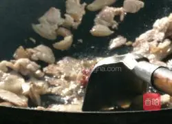 Illustration of twice-cooked pork and fried tofu 5