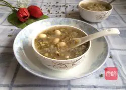 Mung beans, white fungus and lotus seeds Illustration of how to make soup 7