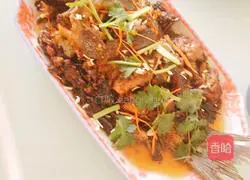 Illustration of how to make douban fish 4