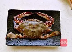 Illustration of how to make steamed swimming crab 1