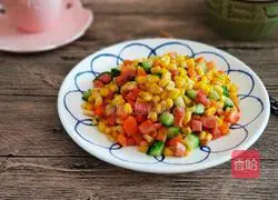 Illustration of how to make pine nuts and corn 9