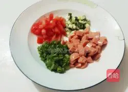 Illustration of how to make tomato sauce fried rice 2